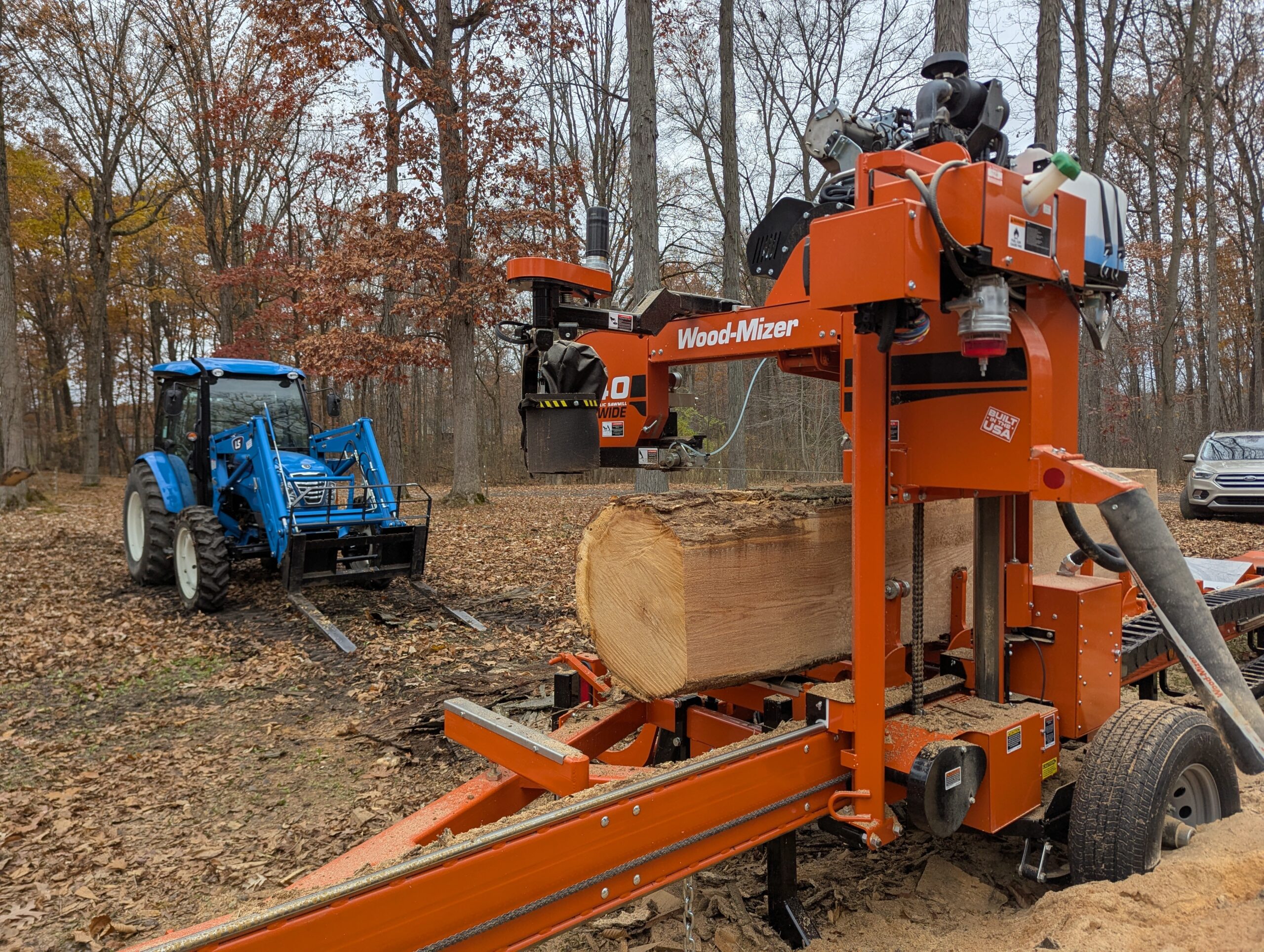 Sawmill in action