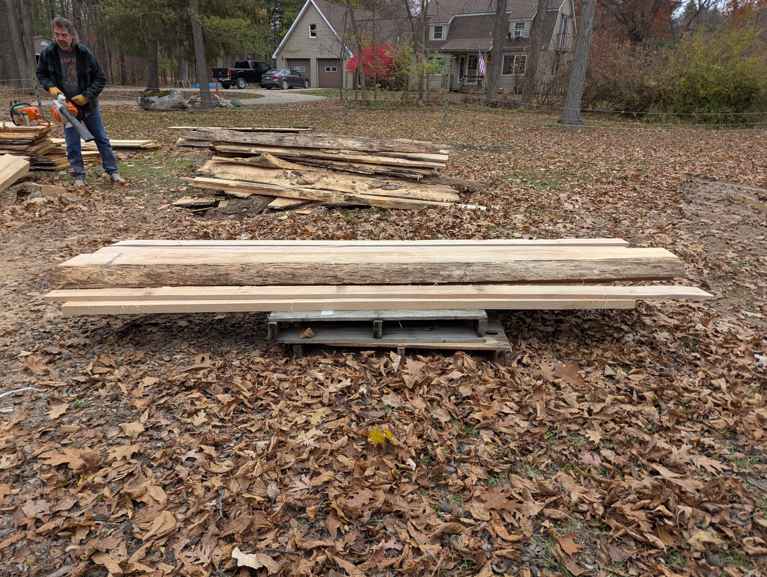 Live edge lumber